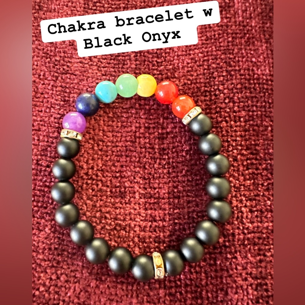 Beautiful gemstone bracelets.